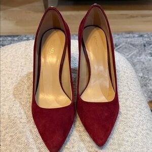 Michael Kors Burgundy Suede Heels